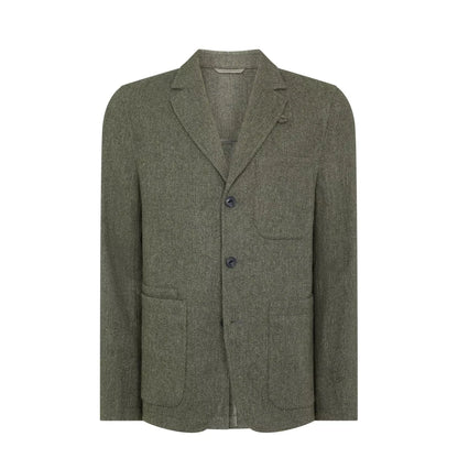 Buy Remus Uomo Dego Herringbone Blazer - Green | Suit Jacketss at Woven Durham