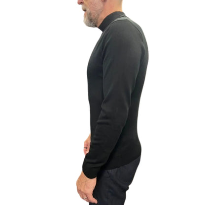 Buy Gabicci Vintage Duke Turtle Neck Jumper - Black | Turtle-Neck Jumpers at Woven Durham