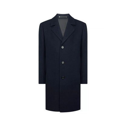 Buy Remus Uomo Dylan Overcoat - Navy | Overcoatss at Woven Durham