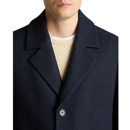 Buy Remus Uomo Dylan Overcoat - Navy | Overcoatss at Woven Durham