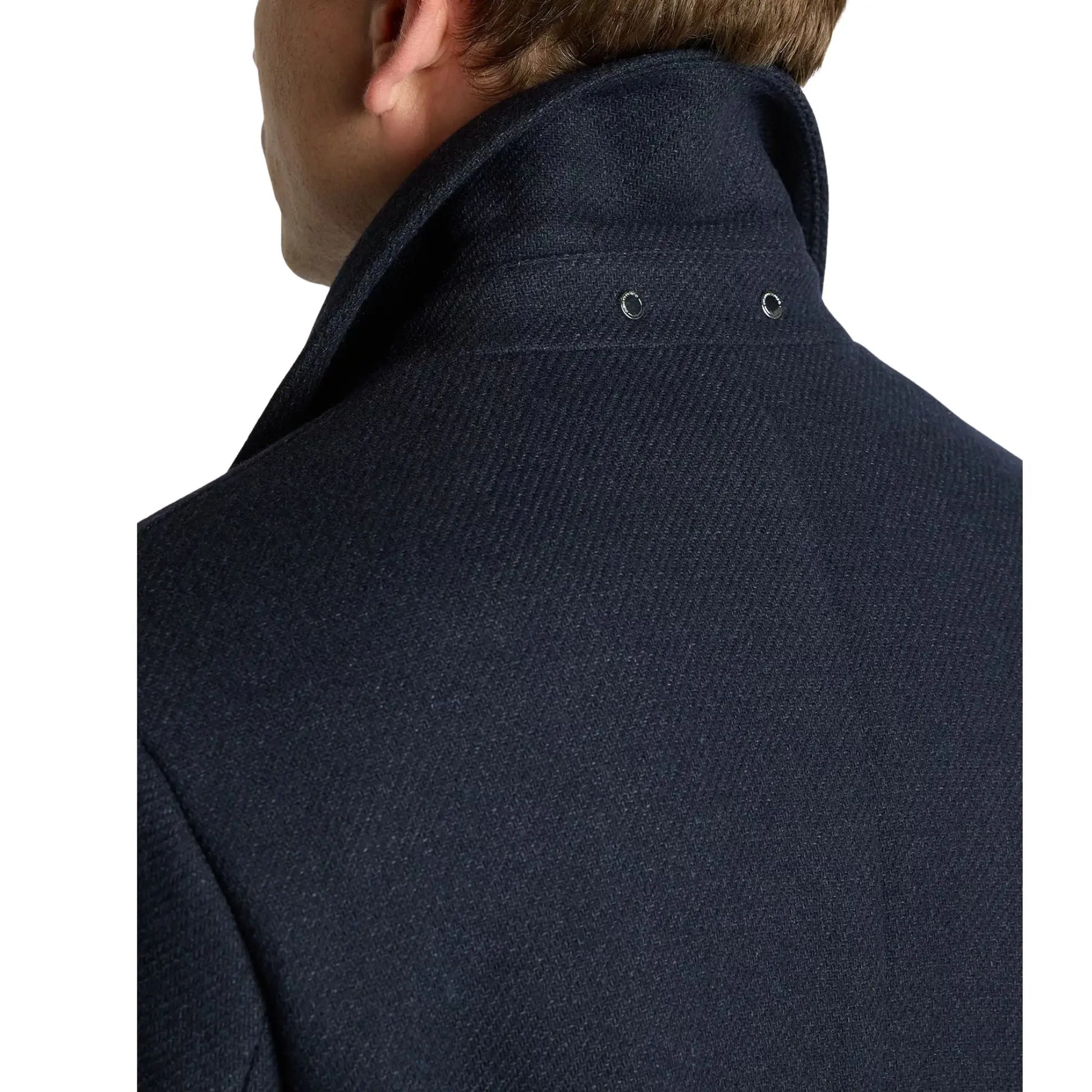 Buy Remus Uomo Dylan Overcoat - Navy | Overcoatss at Woven Durham