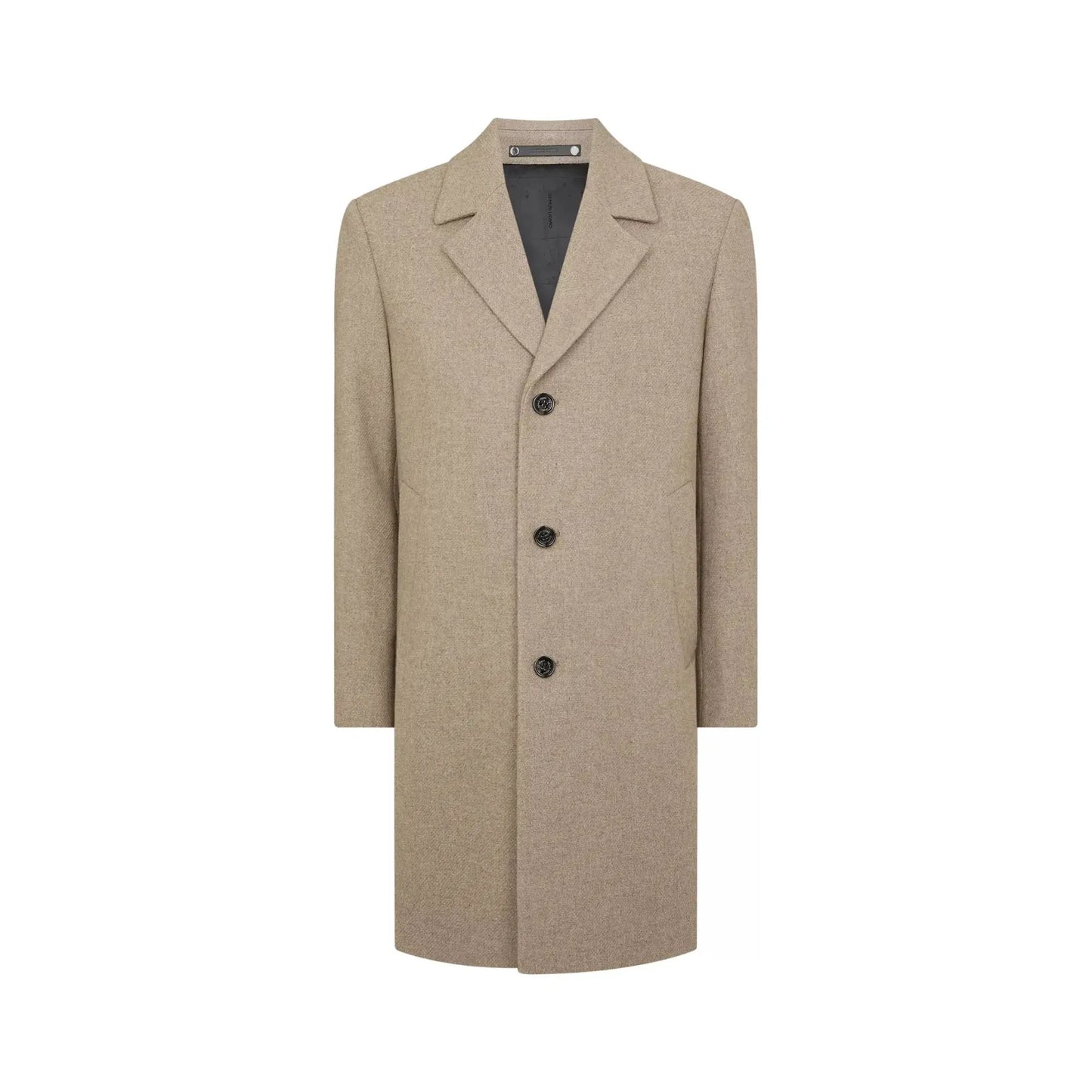 Buy Remus Uomo Dylan Overcoat - Taupe | Overcoatss at Woven Durham
