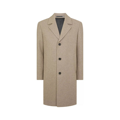 Buy Remus Uomo Dylan Overcoat - Taupe | Overcoatss at Woven Durham