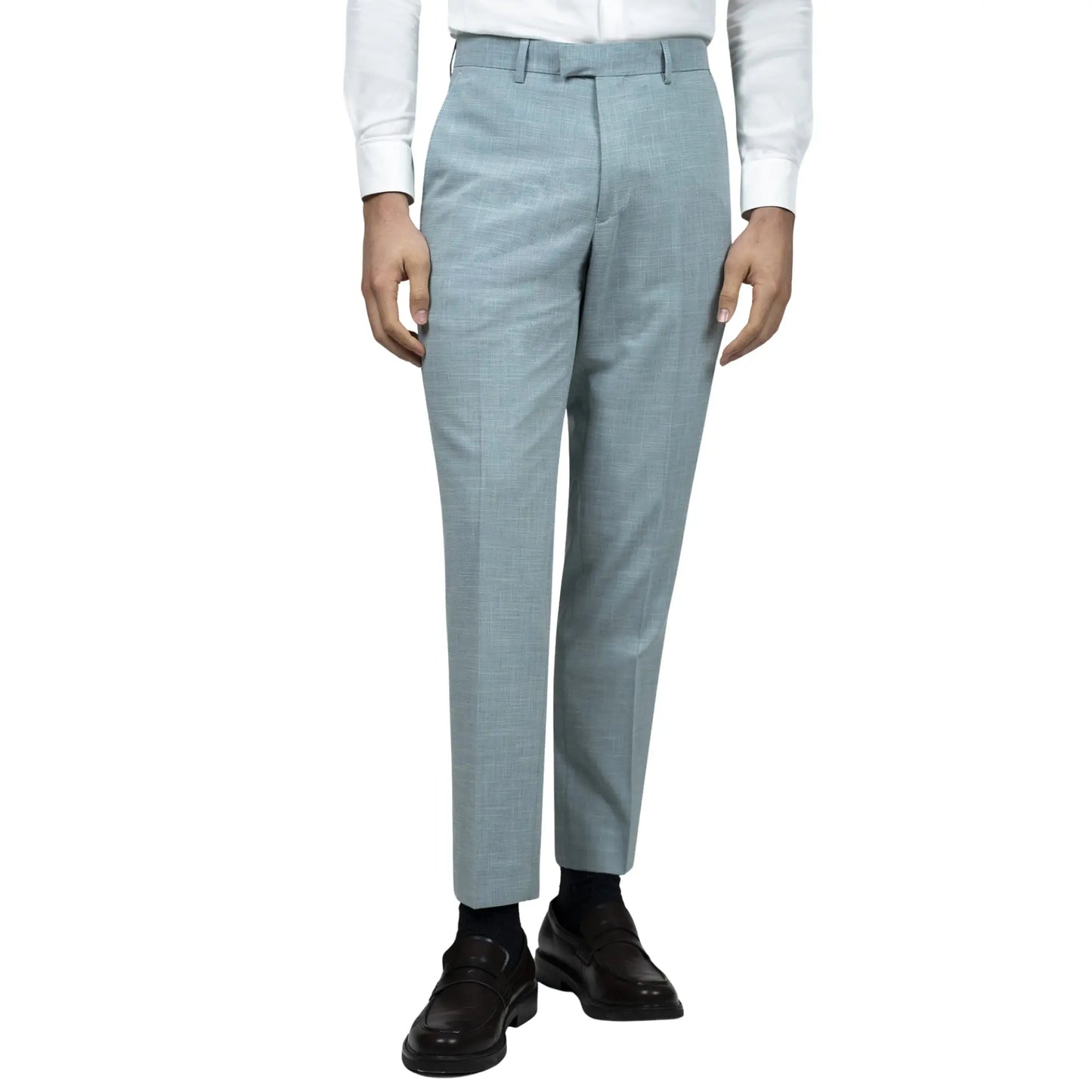 Buy Torre Easy Care Suit Trouser - Light Green | Suit Trouserss at Woven Durham