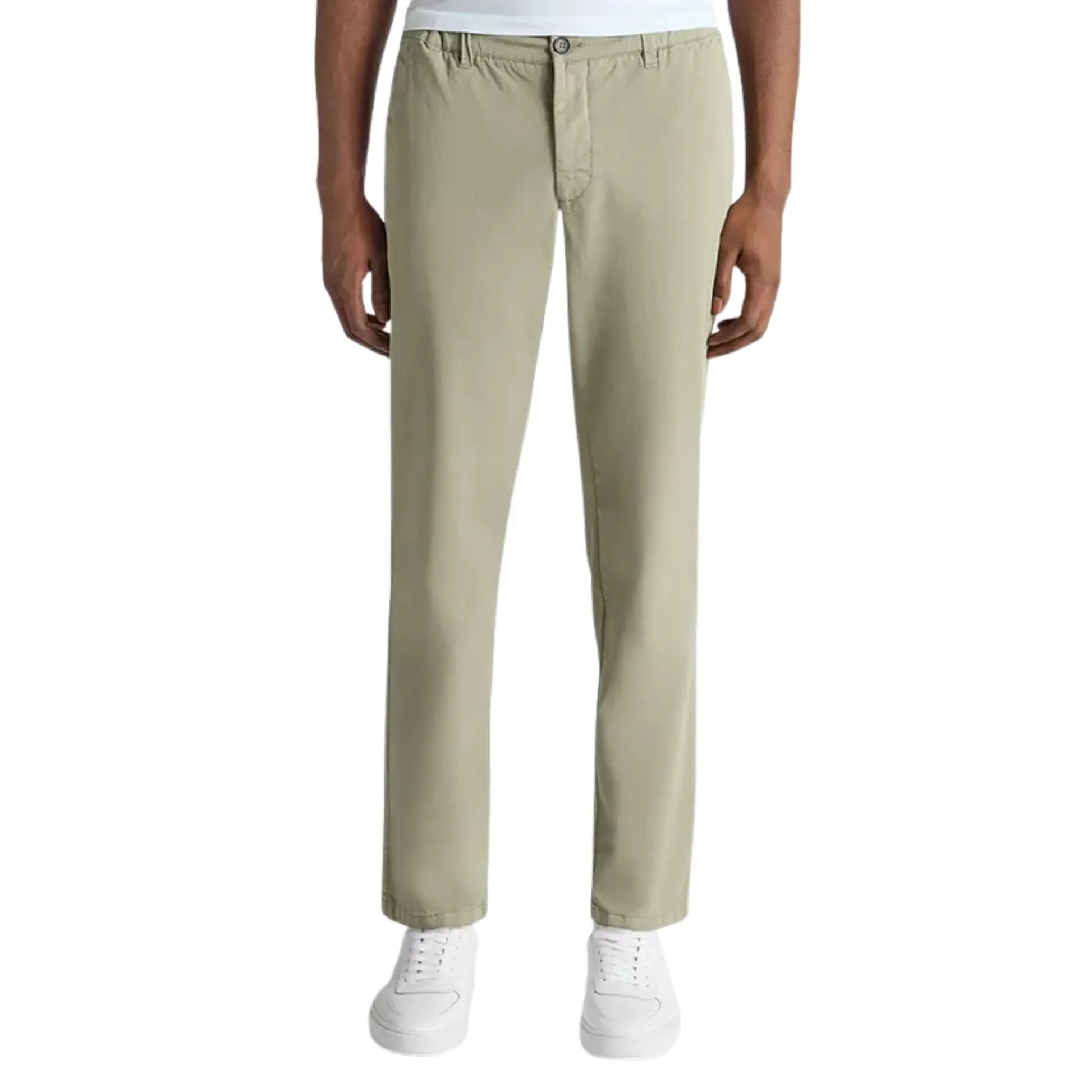 Buy Remus Uomo Elliot Stretch Chinos - Green | Chinoss at Woven Durham