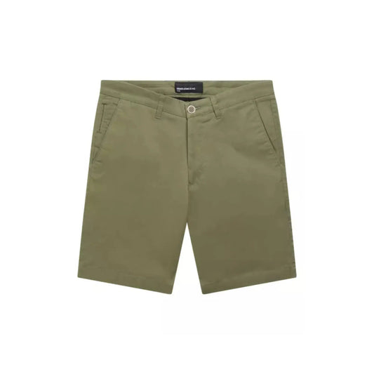Buy Remus Uomo Emilio Tailored Chino Shorts -Green | Shortss at Woven Durham