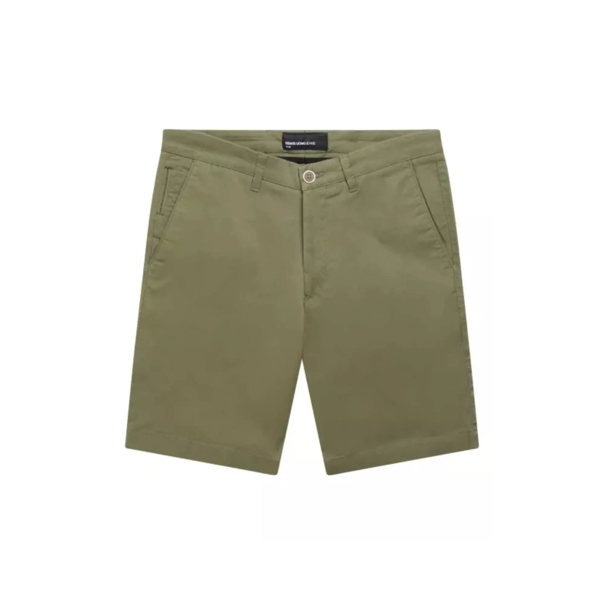 Buy Remus Uomo Emilio Tailored Chino Shorts -Green | Shortss at Woven Durham