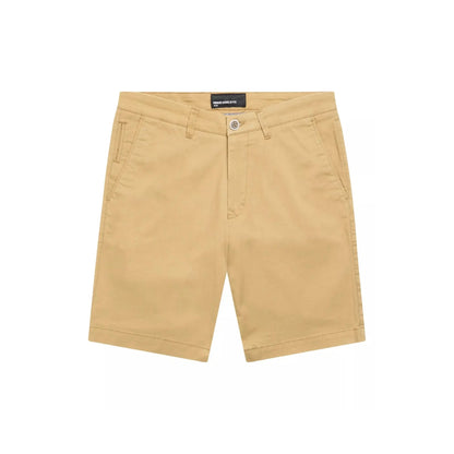 Buy Remus Uomo Emilio Tailored Chino Shorts - Mustard | Shortss at Woven Durham