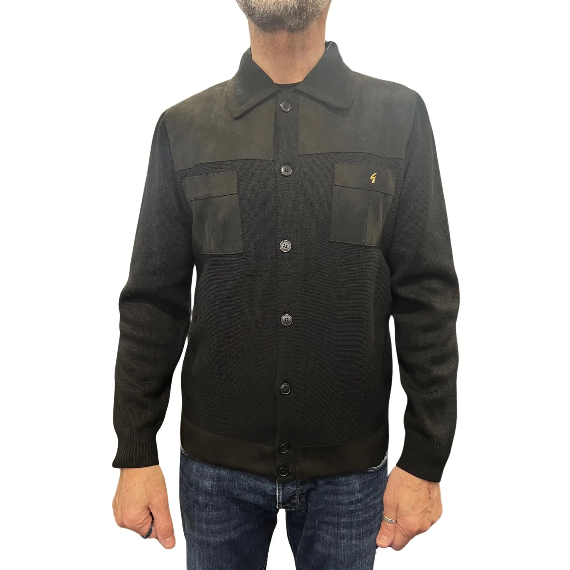 Buy Gabicci Vintage Everett Black Cardigan | Cardiganss at Woven Durham