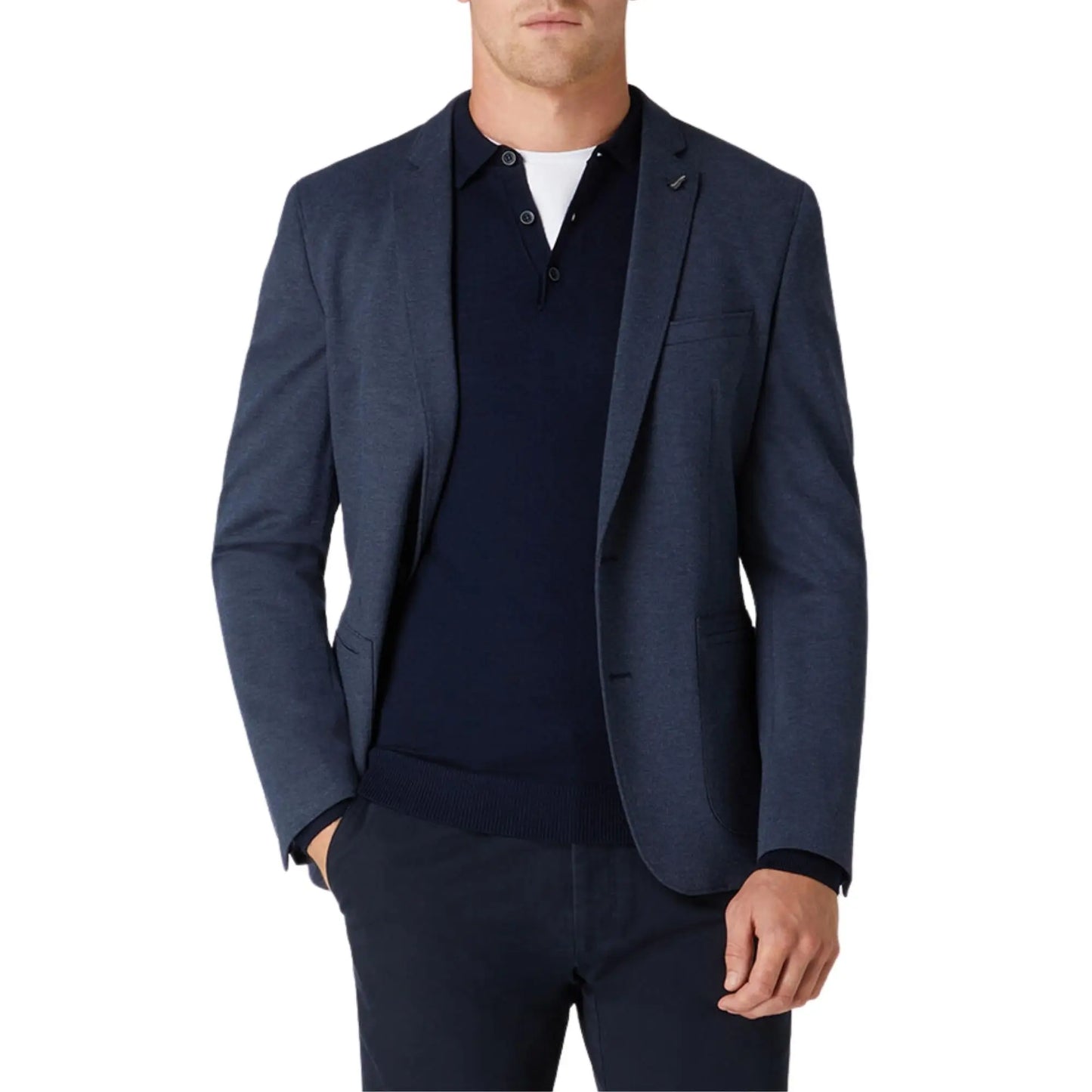Buy Remus Uomo Favian Stretch Jersey Blazer - Navy | Suit Jacketss at Woven Durham