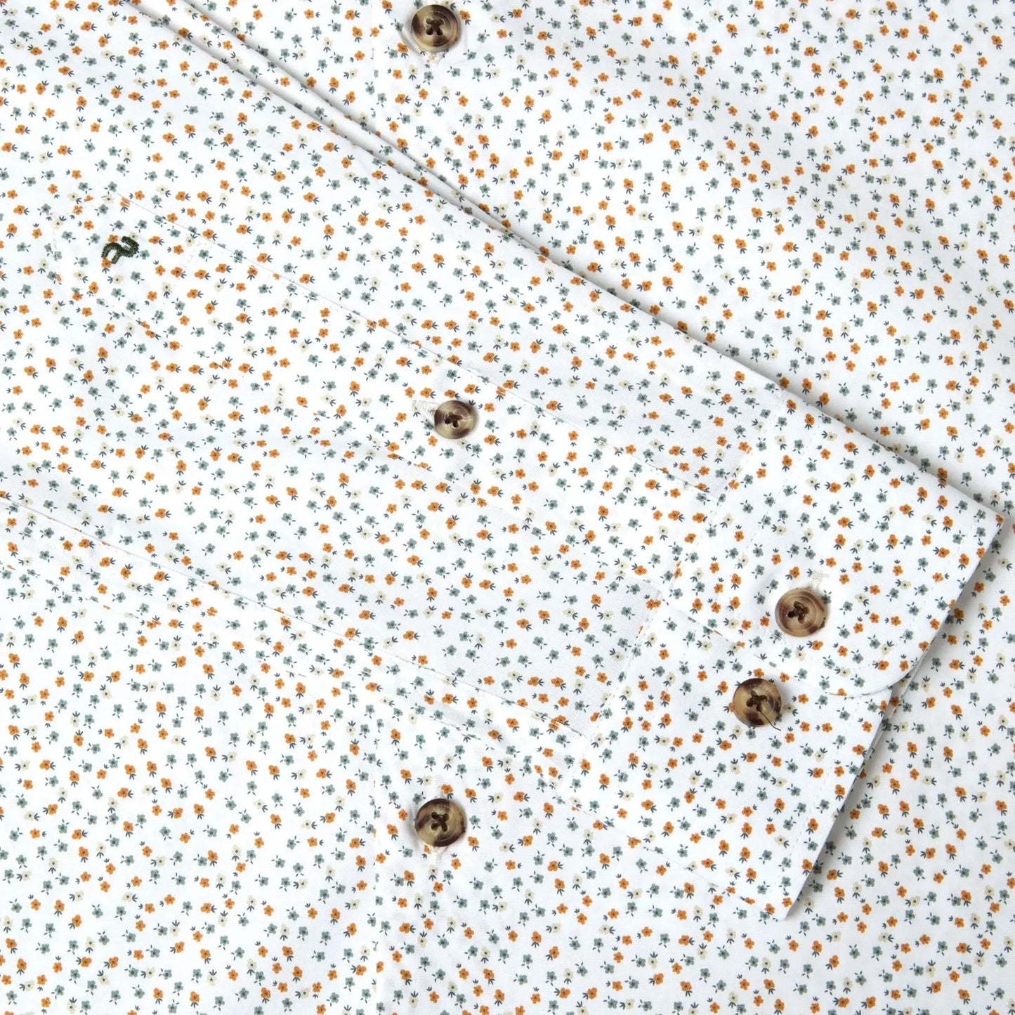 Buy Remus Uomo Floral Meadow Long Sleeve Shirt - Yellow/White | Long-Sleeved Shirtss at Woven Durham