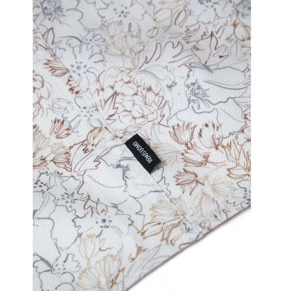 Buy Remus Uomo Floral Stencil Print Shirt - Stone | Long-Sleeved Shirtss at Woven Durham