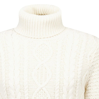 Buy Merc London Galaxy Jumper - Ecru Marl | Roll-Neck Jumperss at Woven Durham
