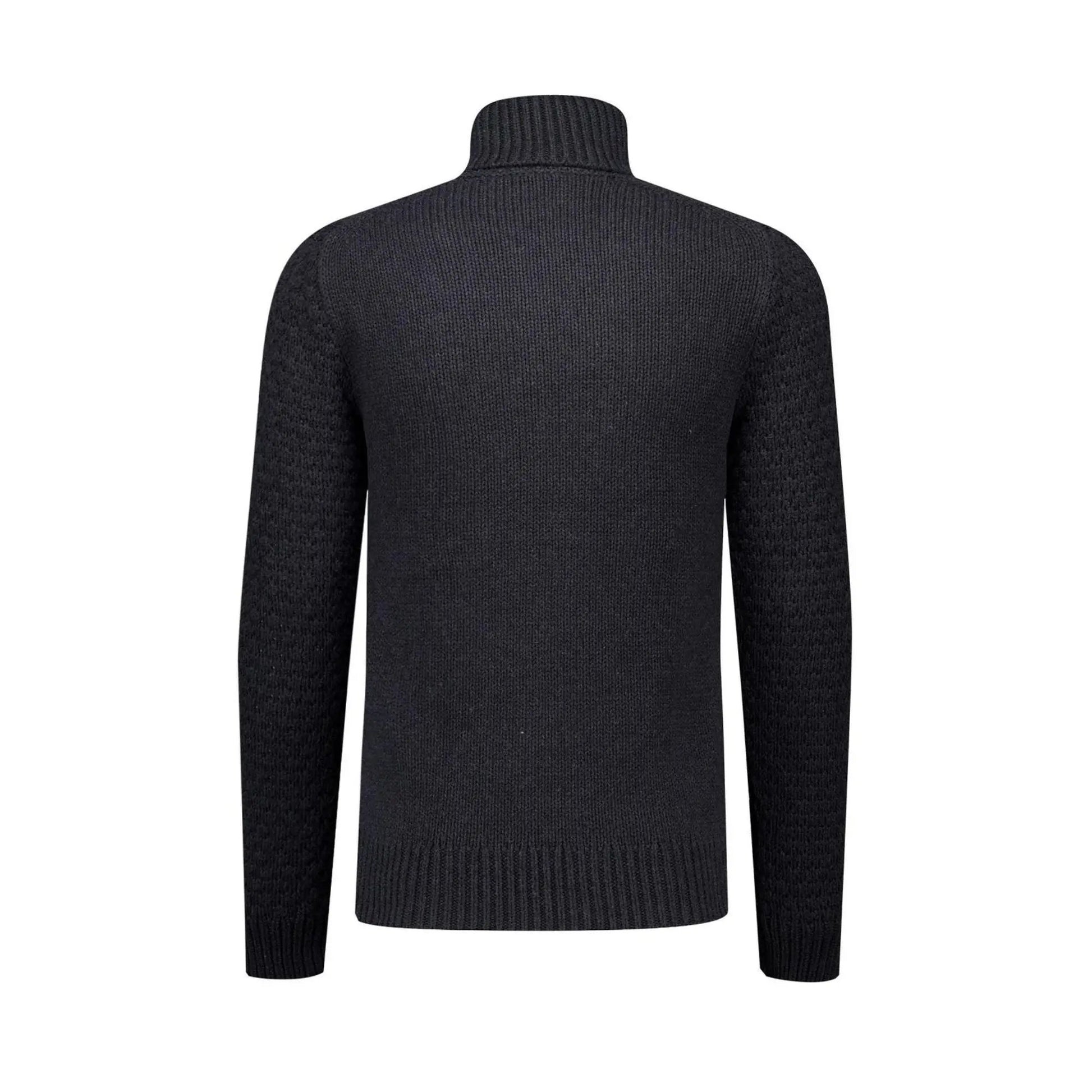 Buy Merc London Galaxy Jumper - Marl Charcoal | Roll-Neck Jumperss at Woven Durham