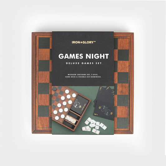 Buy SUCK UK Games Night - Wooden game compendium | Gamess at Woven Durham
