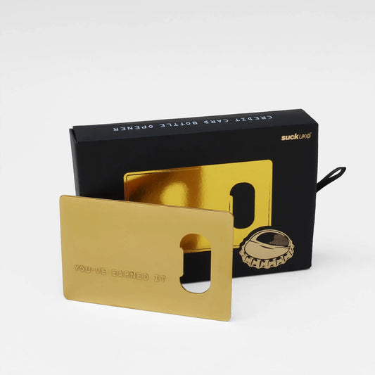 Buy SUCK UK Gold Card - Credit card bottle opener | Bottle Openerss at Woven Durham