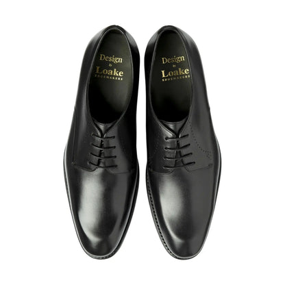 Buy Loake Gosling Derby Shoe - Black | Derby Shoess at Woven Durham