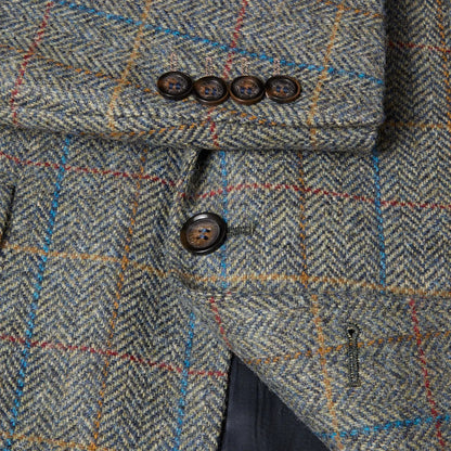 Buy Douglas & Grahame Grey Windowpane Check Cotswold Blazer | Overcoatss at Woven Durham