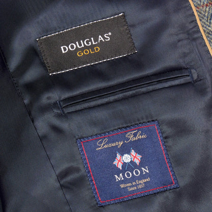 Buy Douglas & Grahame Grey Windowpane Check Cotswold Blazer | Overcoatss at Woven Durham