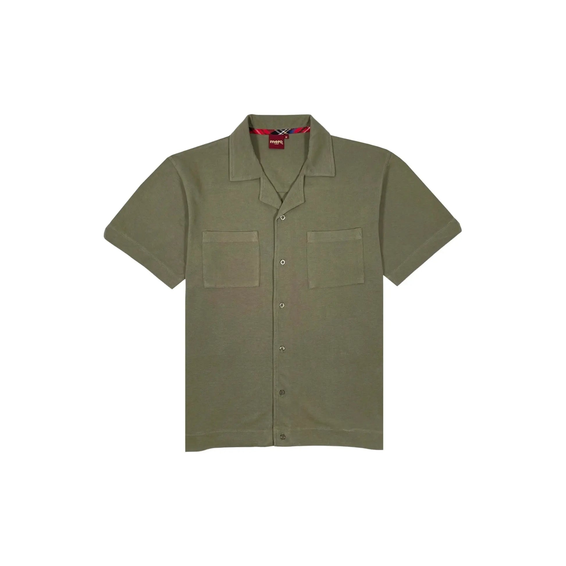Buy Merc London Hale Polo Shirt - Khaki | Short-Sleeved Polo Shirtss at Woven Durham