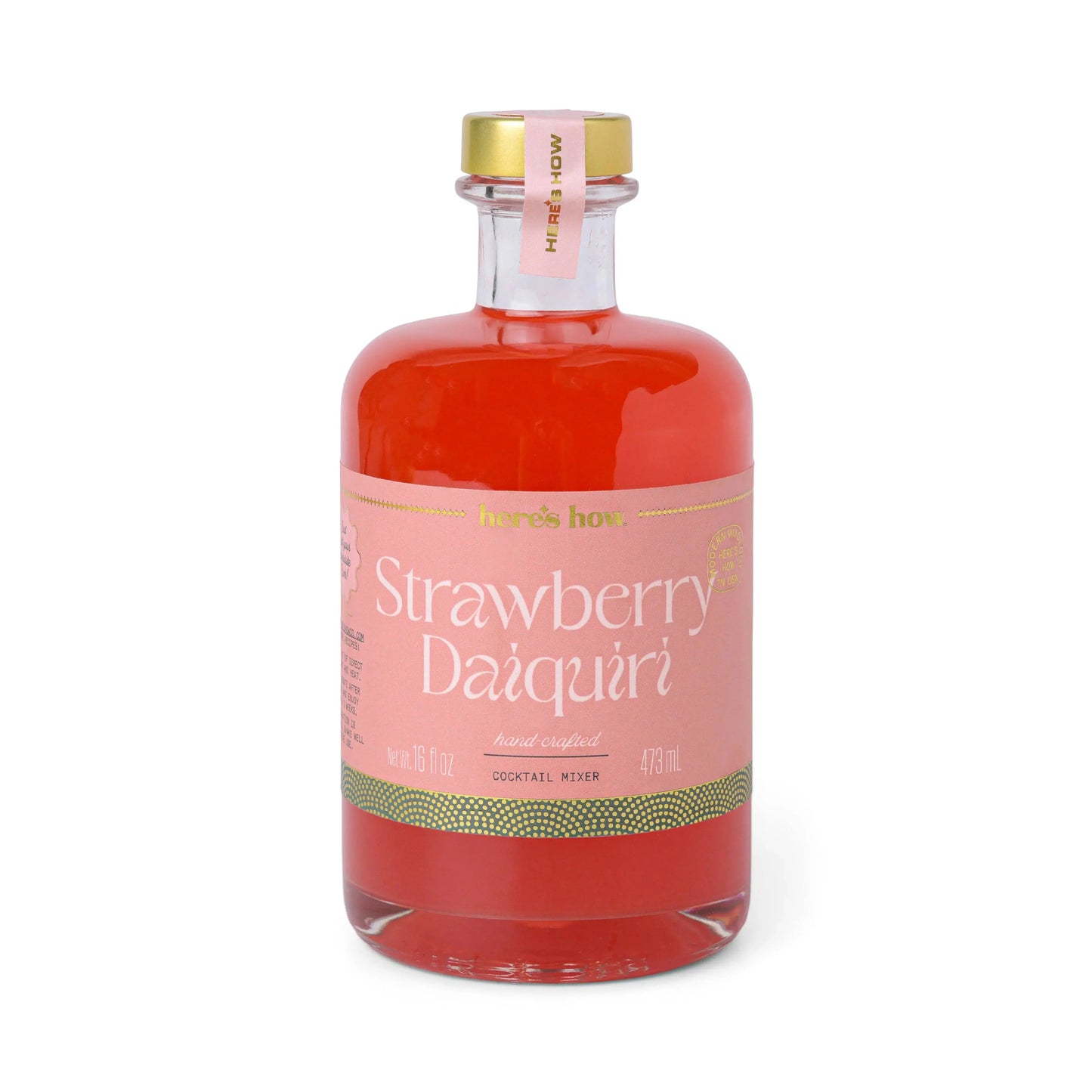 Buy Designworks Collective Here's How Strawberry Daiquiri Cocktail Mixer 500ml | s at Woven Durham