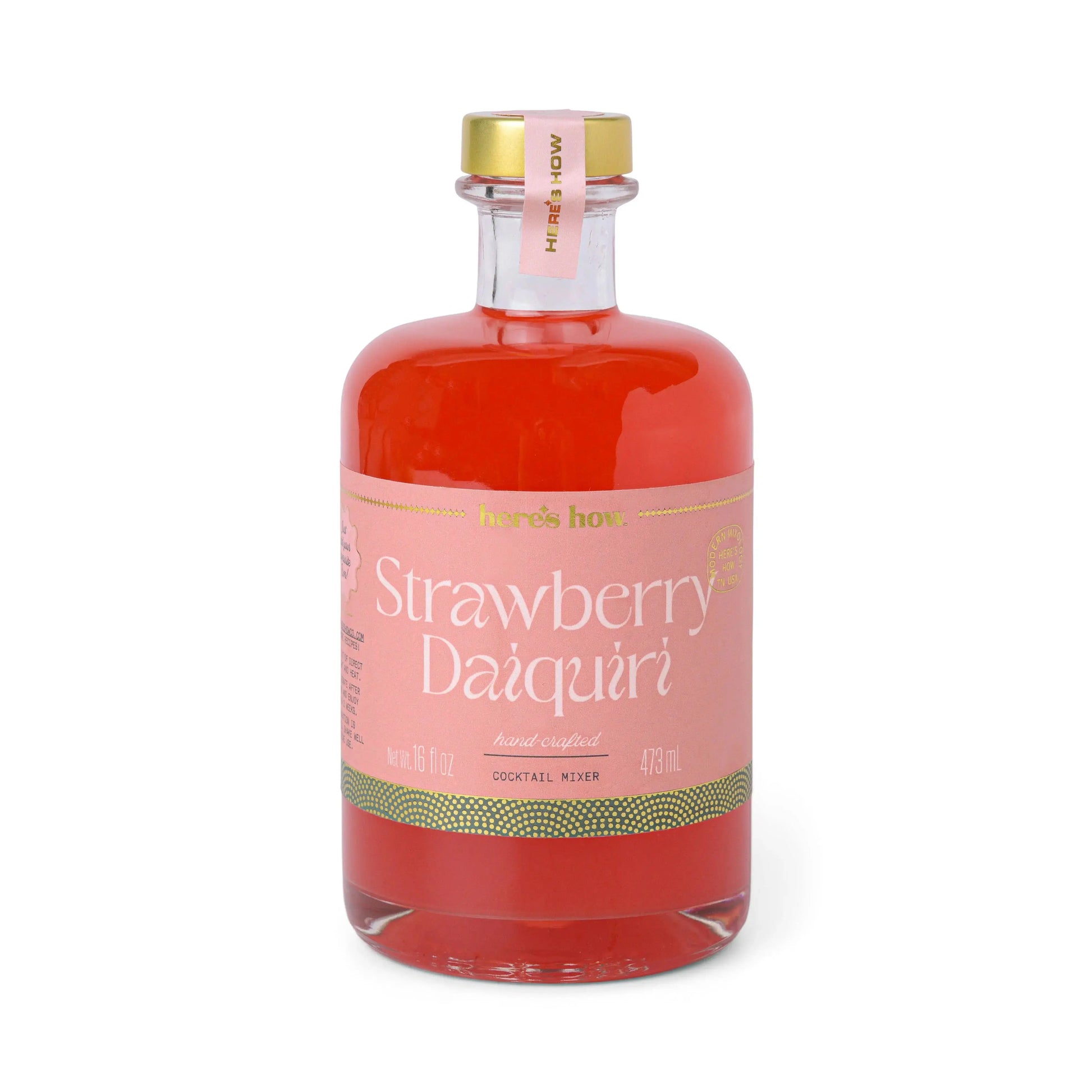 Buy Designworks Collective Here's How Strawberry Daiquiri Cocktail Mixer 500ml | s at Woven Durham