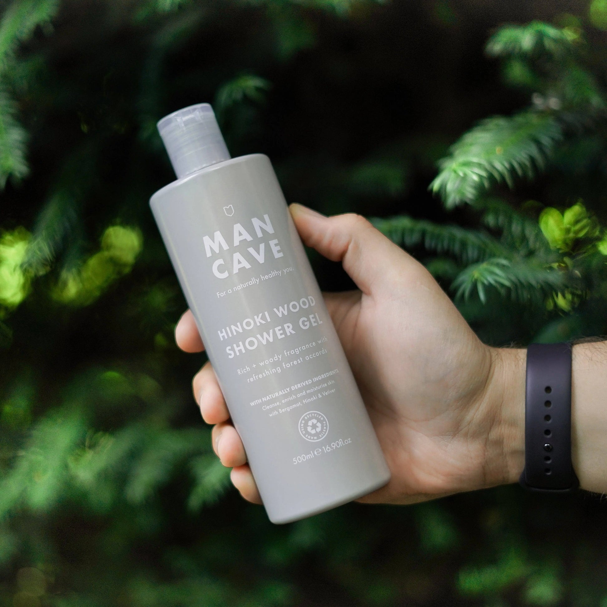 Buy ManCave Hinoki Wood Shower Gel 500ml | s at Woven Durham