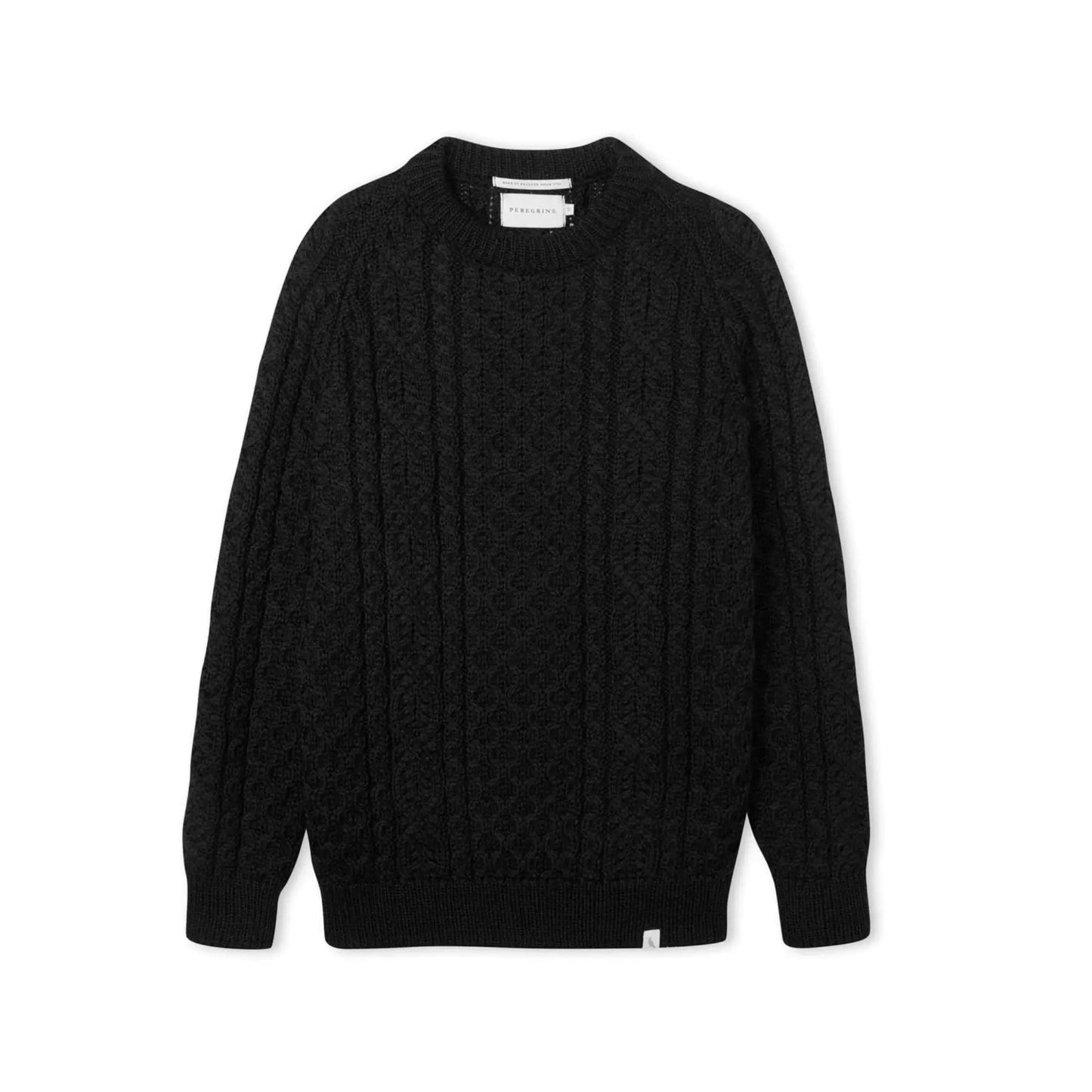 Buy Peregrine Hudson Chunky Crew-Neck Jumper - Navy | Crew-Neck Jumperss at Woven Durham