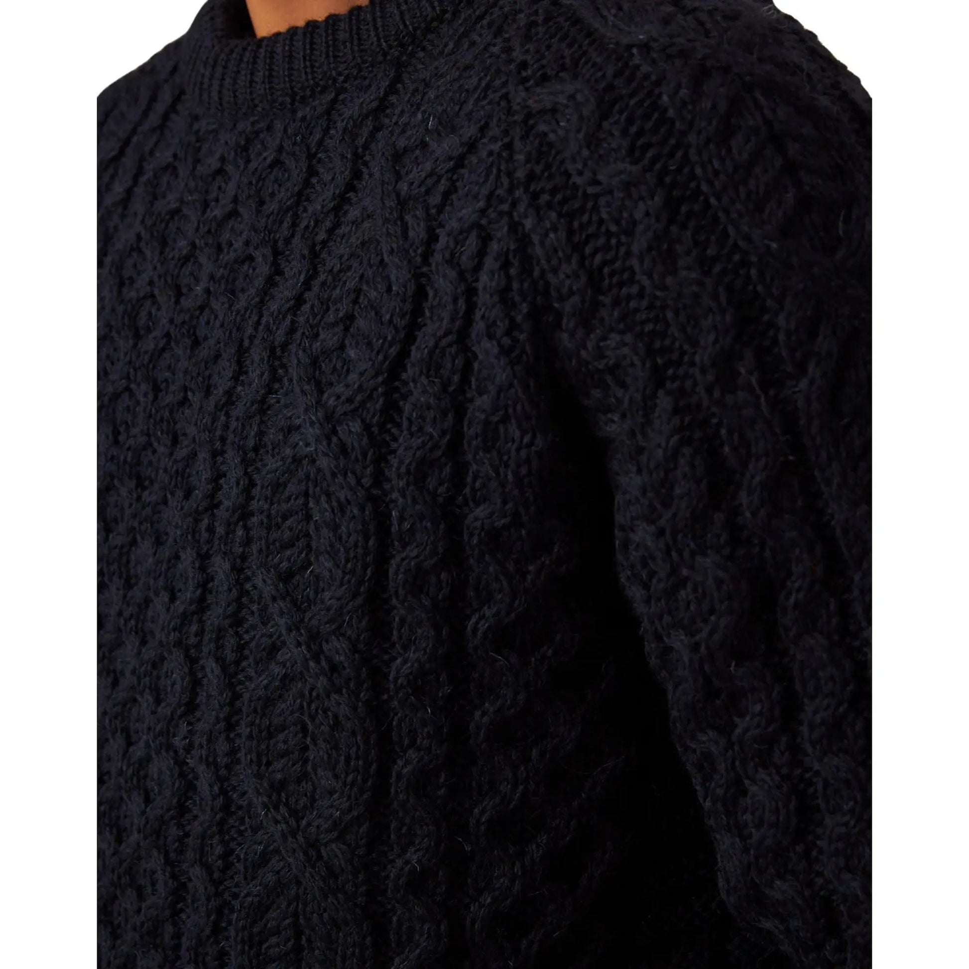 Buy Peregrine Hudson Chunky Crew-Neck Jumper - Navy | Crew-Neck Jumperss at Woven Durham