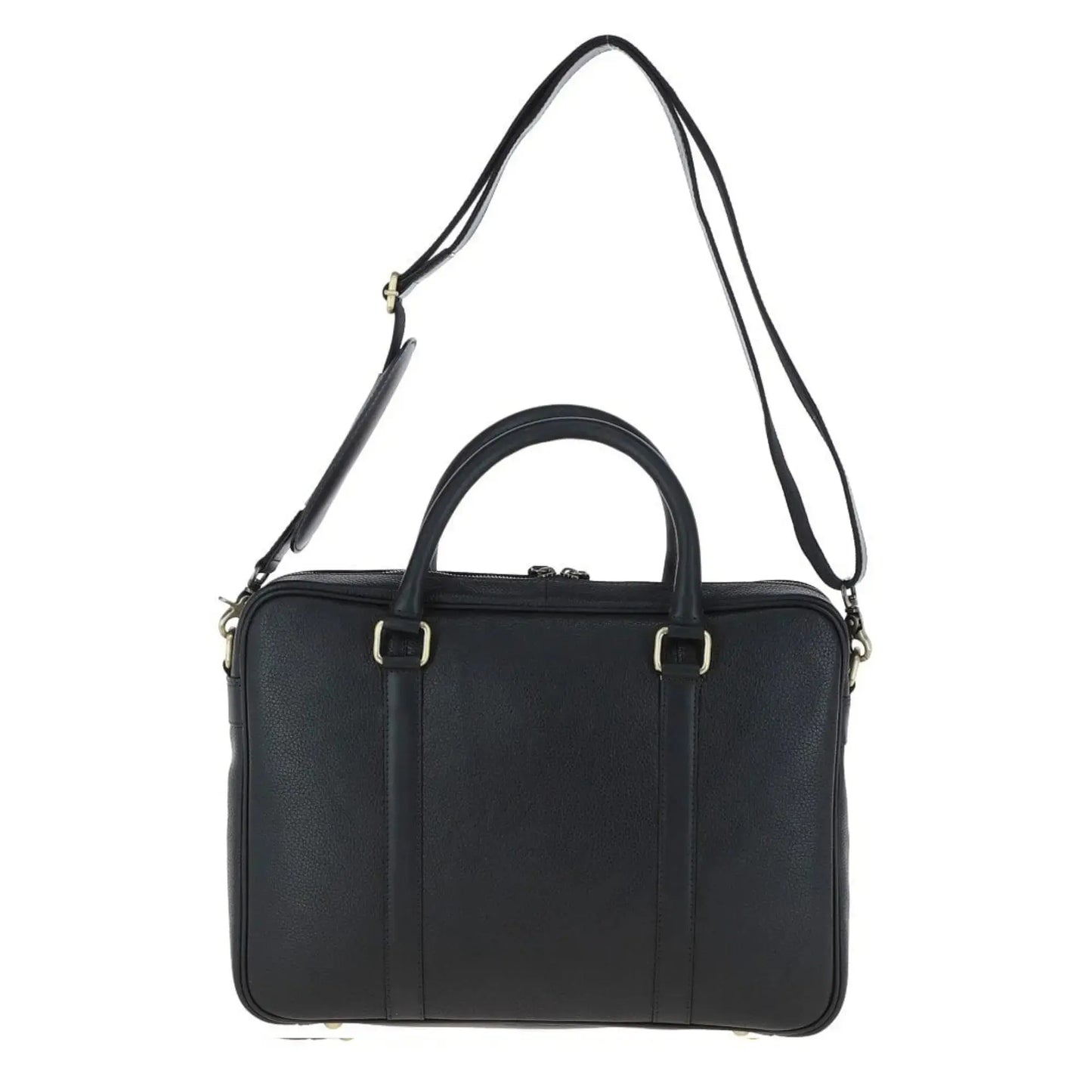 Buy Gabicci Vintage Joe Leather Briefcase - Black | Wash Bags at Woven Durham