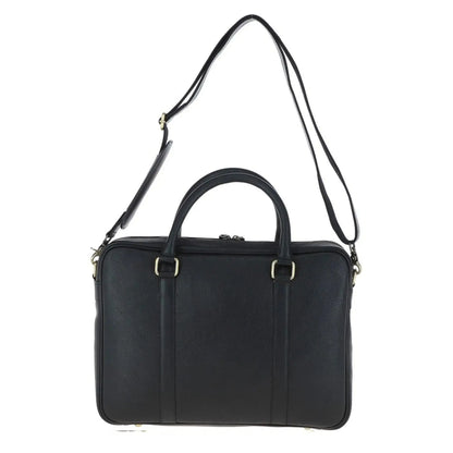 Buy Gabicci Vintage Joe Leather Briefcase - Black | Wash Bags at Woven Durham