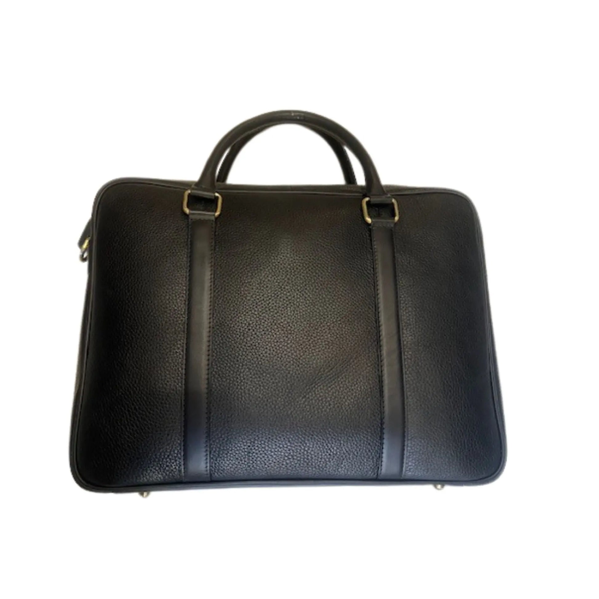 Buy Gabicci Vintage Joe Leather Briefcase Bag - Black | Laptop Bags at Woven Durham