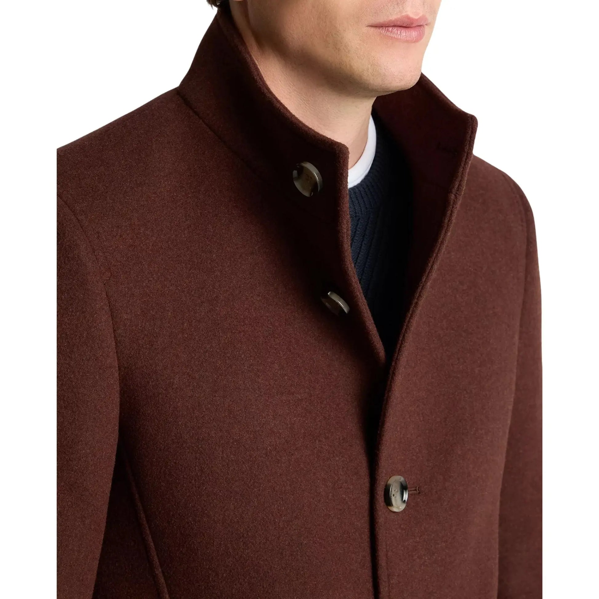 Buy Remus Uomo Jonah Tailored Coat - Dark Red | Overcoatss at Woven Durham