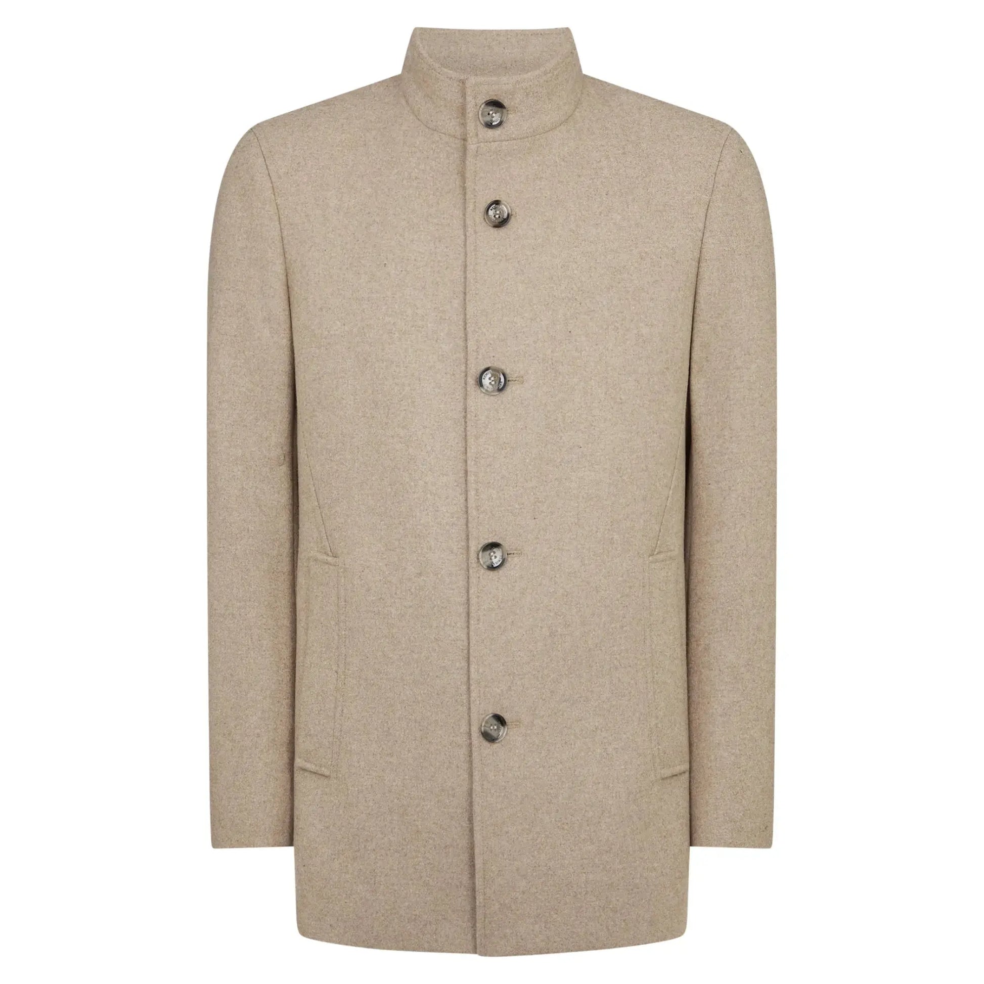 Buy Remus Uomo Jonah Tailored Coat - Taupe | Overcoatss at Woven Durham