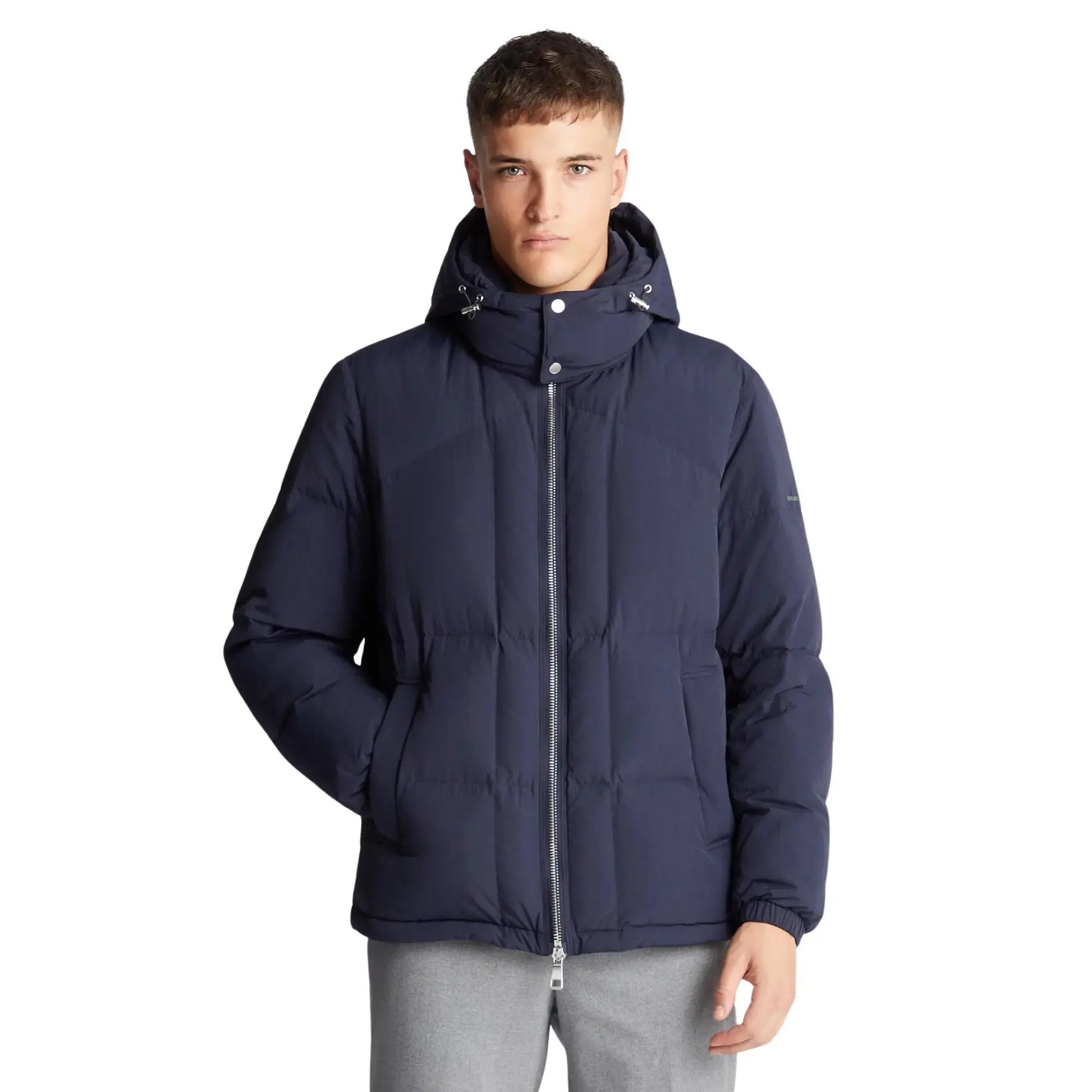 Buy Remus Uomo Kai Navy Down Filled Padded Jacket | Coatss at Woven Durham