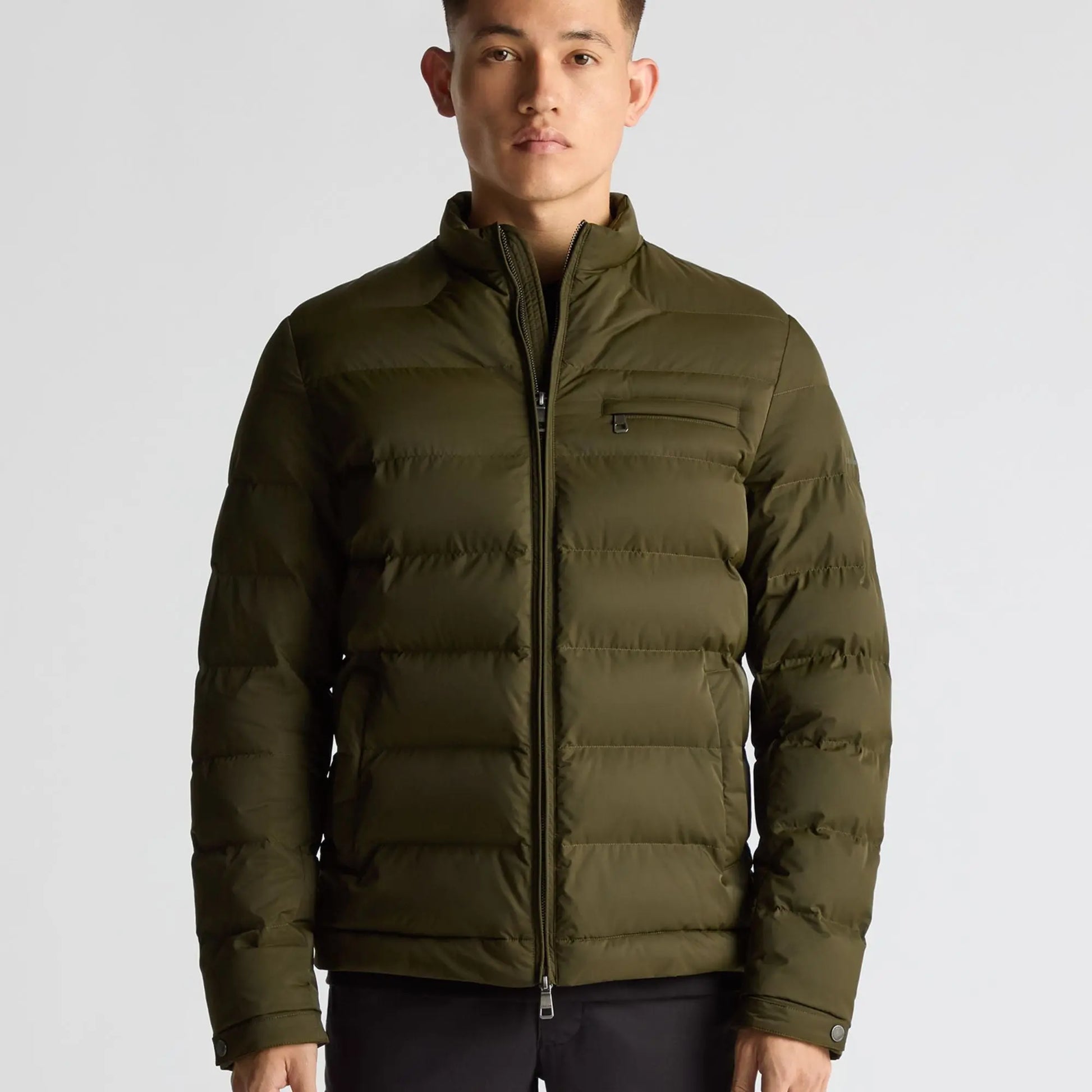 Buy Remus Uomo Kaleb Padded Coat - Green | Coatss at Woven Durham