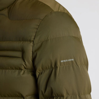 Buy Remus Uomo Kaleb Padded Coat - Green | Coatss at Woven Durham