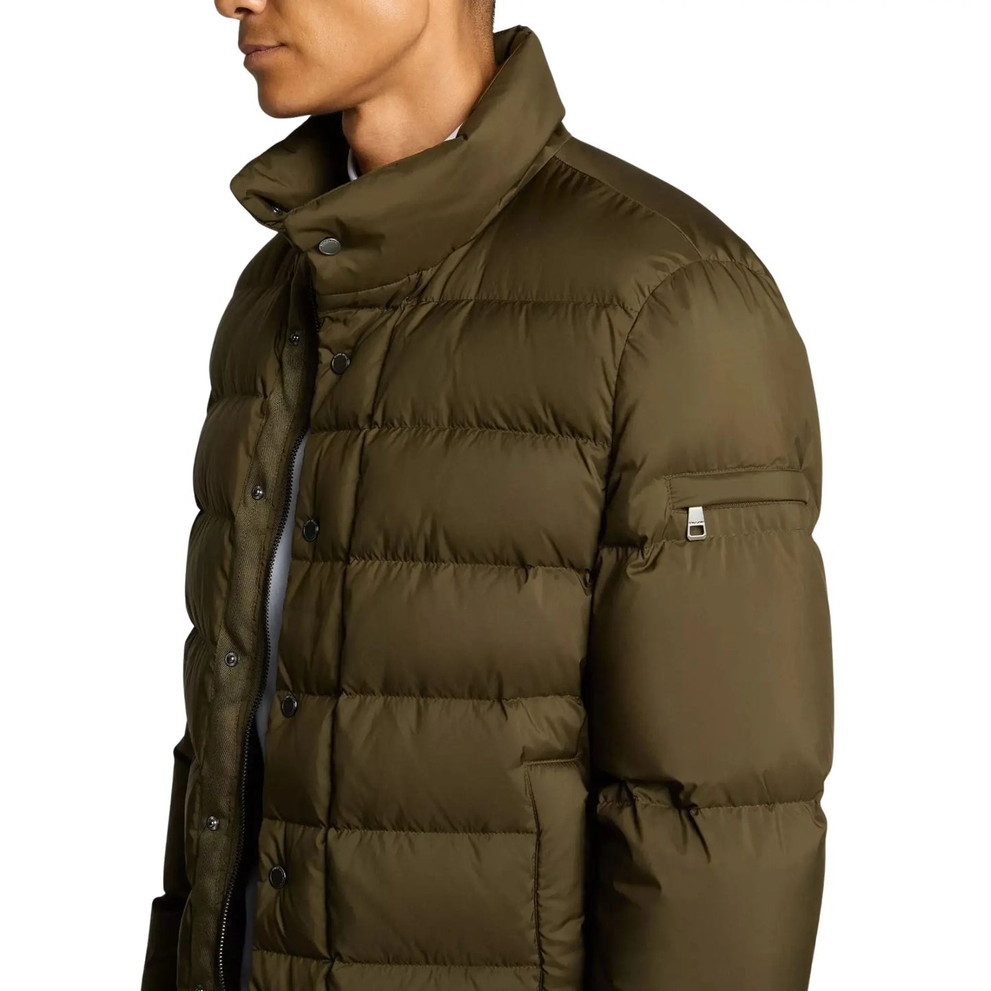Buy Remus Uomo Kane Padded Coat - Green | Coats & Jacketss at Woven Durham
