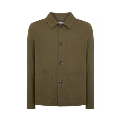 Buy Remus Uomo Keats Seersucker Casual Coat - Green | Bomber Jacketss at Woven Durham