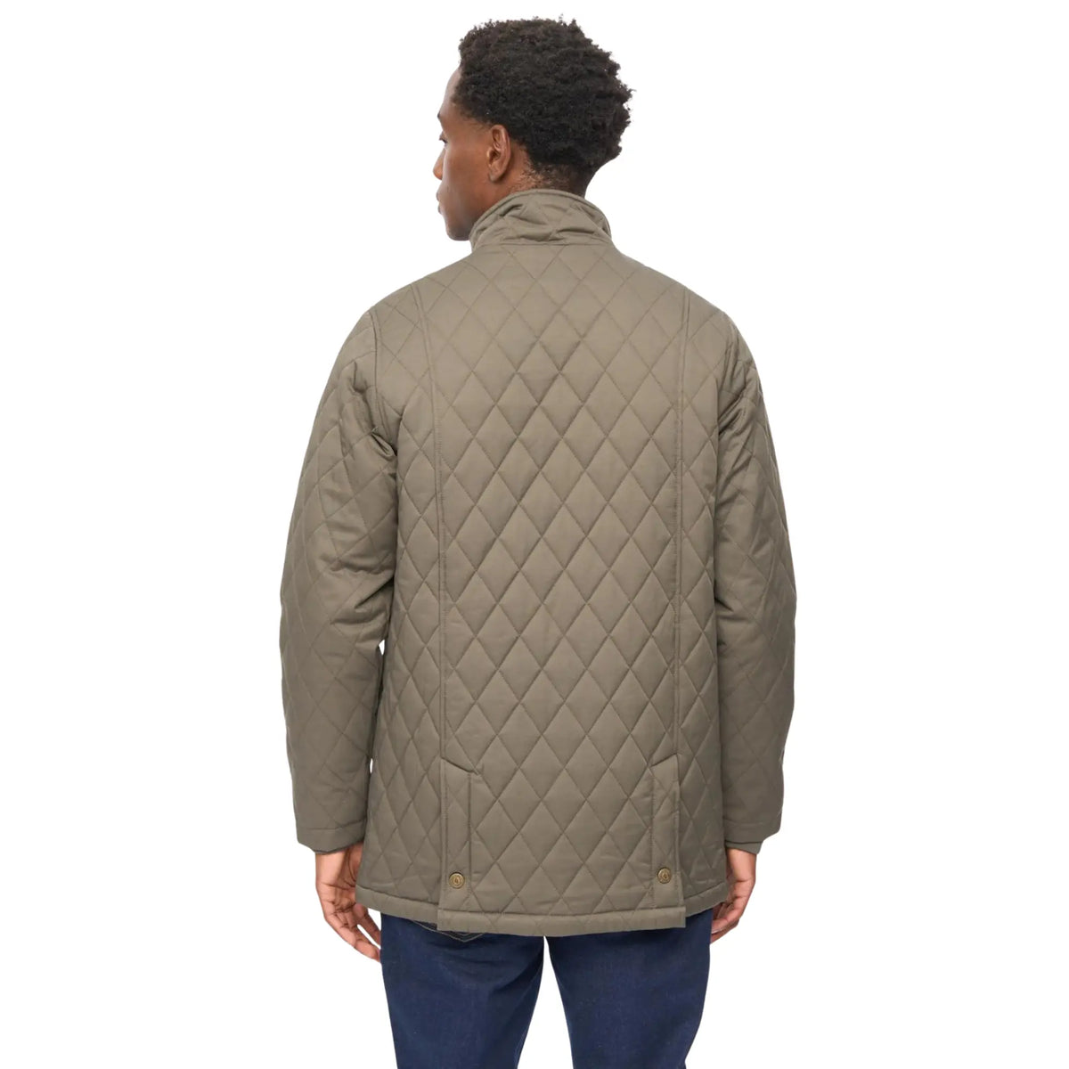 Buy Gabicci Vintage Khaki Beltram Padded Coat | Coatss at Woven Durham