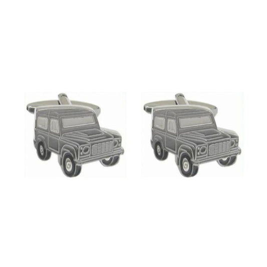 Buy Dalaco Land Rover Defender Cufflinks - Grey | Cufflinkss at Woven Durham