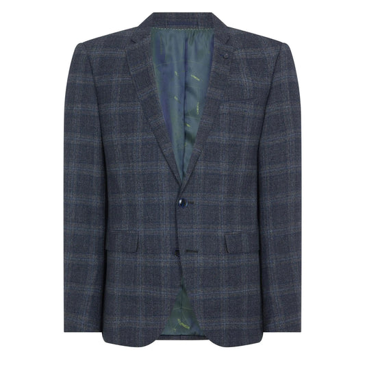 Buy Remus Uomo Larenzo Check Suit Jacket - Dark Grey | Suit Jacketss at Woven Durham