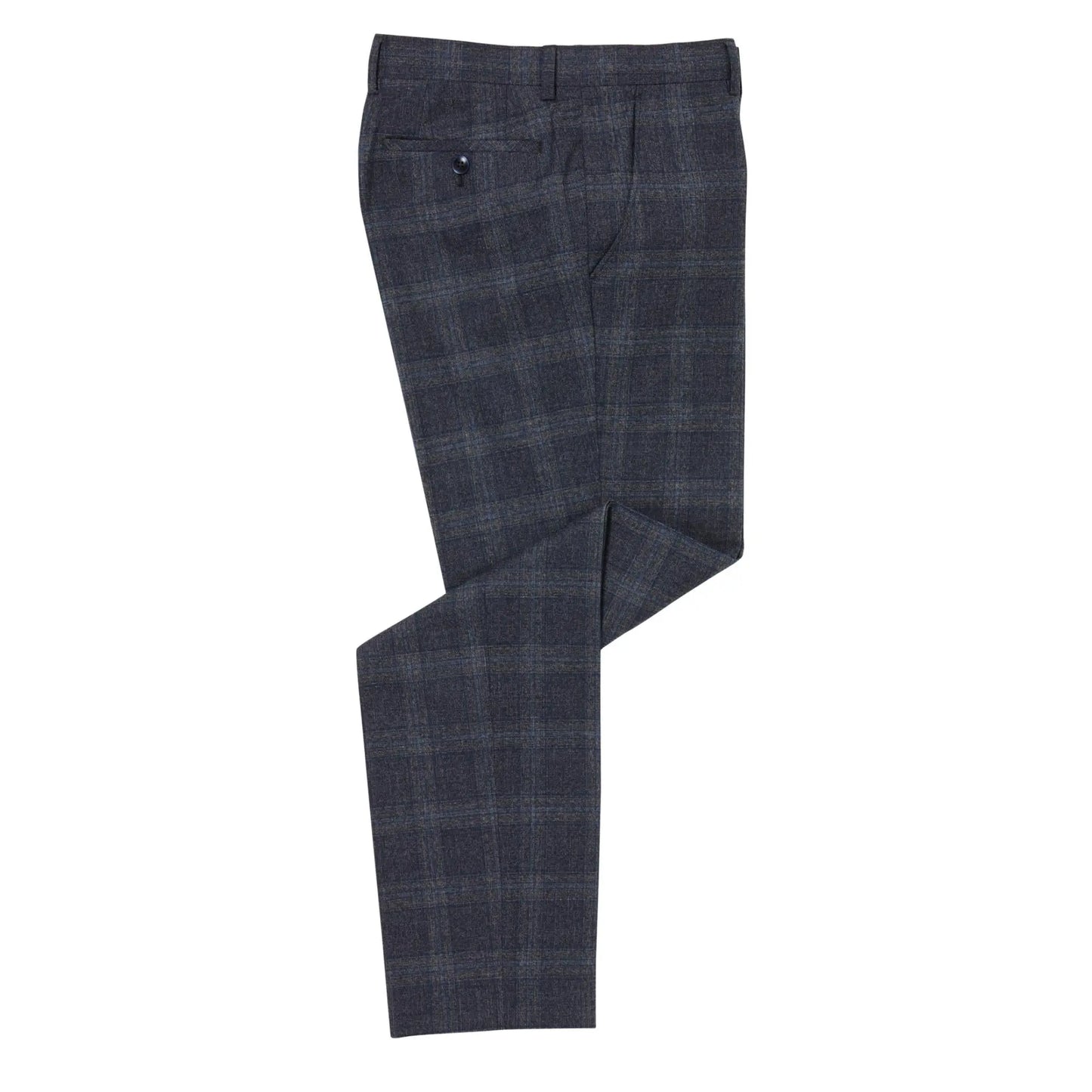 Buy Remus Uomo Larenzo Check Suit Trouser - Dark Grey | Suit Trouserss at Woven Durham
