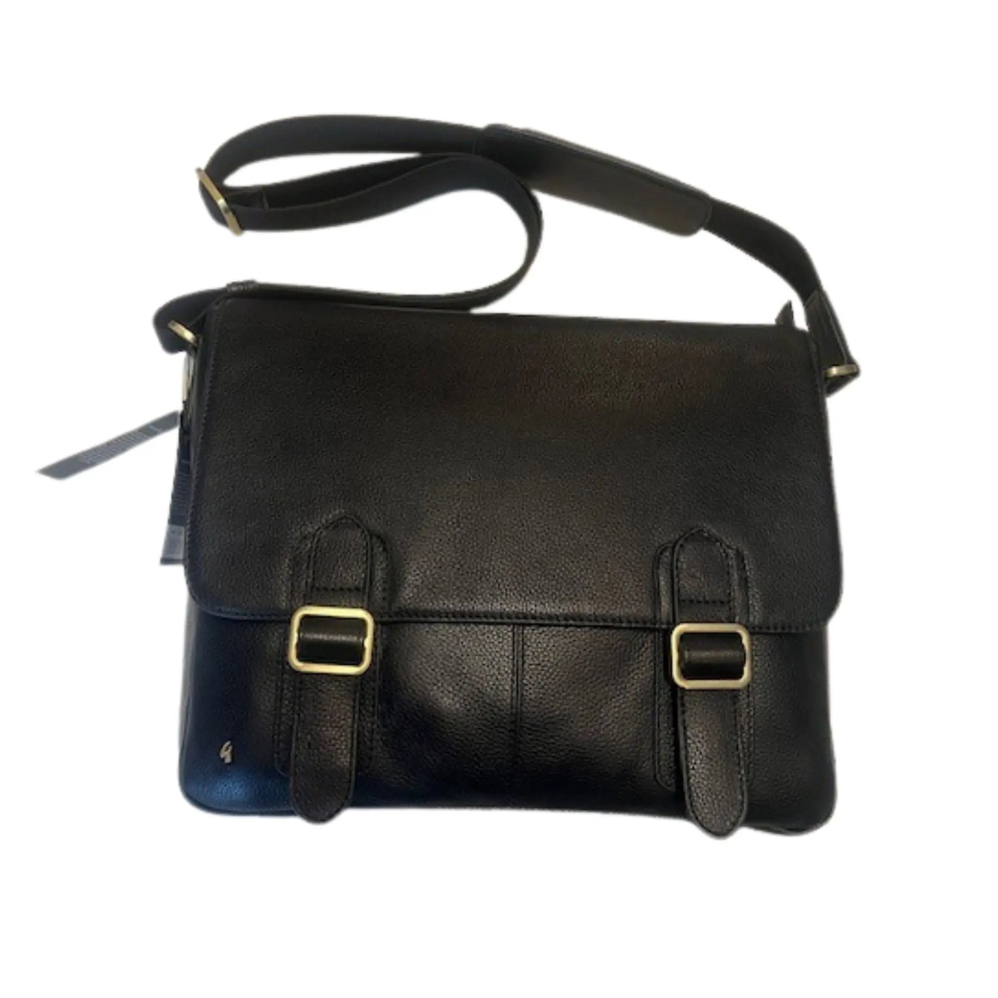 Buy Gabicci Vintage Leather Laptop Bag - Black | Laptop Bags at Woven Durham