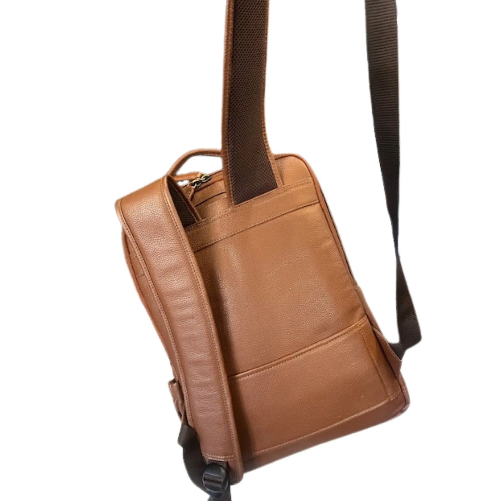 Gabicci Vintage Premium Brown Leather Backpack