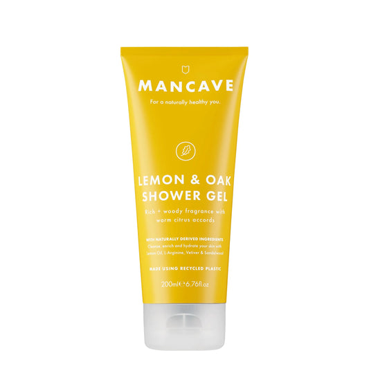 Buy ManCave Lemon & Oak Shower Gel 200ml: 200ml | s at Woven Durham