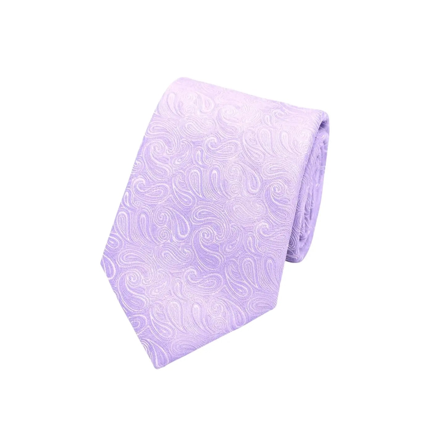 Buy L.A. Smith Lilac Wedding Paisley Tie | Silk Tiess at Woven Durham