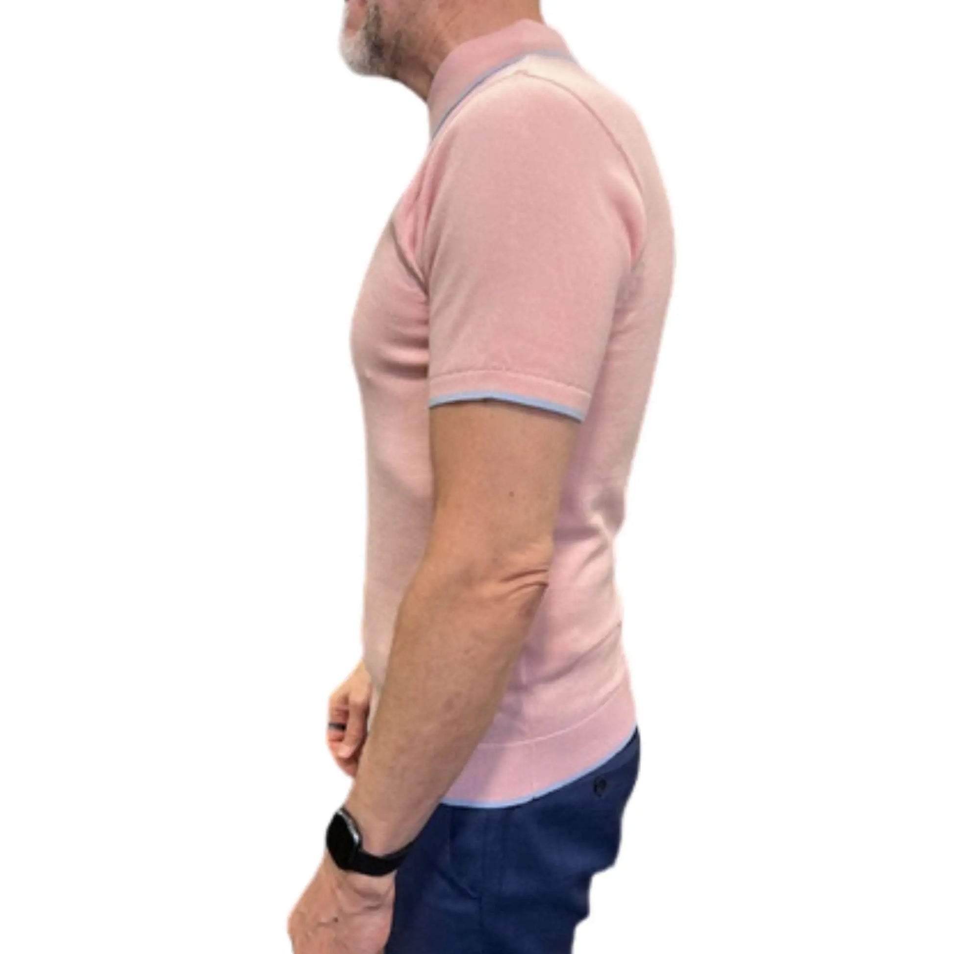 Buy Gabicci Vintage Lineker Short Sleeve Polo - Candy | Short-Sleeved Polo Shirtss at Woven Durham