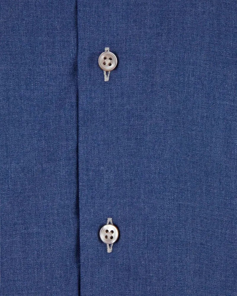Buy Marnelli Sartoria Linen Blend Short Sleeve Shirt - Navy | Short-Sleeved Shirtss at Woven Durham