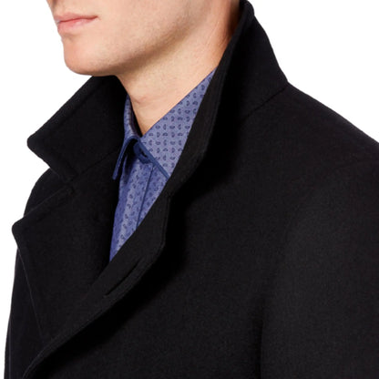 Buy Remus Uomo Lohman Wool Overcoat - Black | Coats & Jacketss at Woven Durham